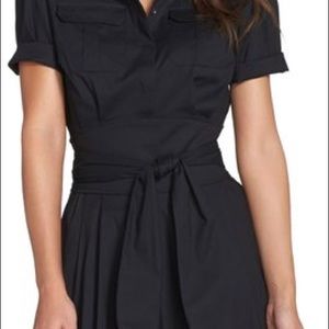 Cynthia Steffe Black Maya Shirtdress